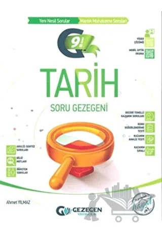 9. Sınıf Tarih Soru Gezegeni – Ahmet Yılmaz – Gezegen Yayıncılık kitap kapağı