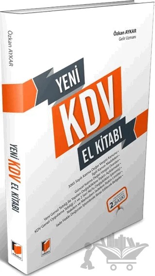 Yeni KDV El Kitabı – Özkan Aykar – Adalet Yayınevi kitap kapağı