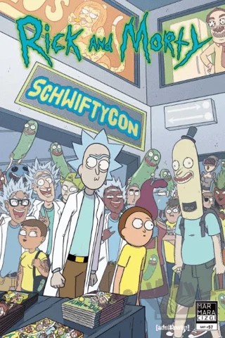 Rick and Morty 57 – Zac Gorman – Marmara Çizgi kitap kapağı