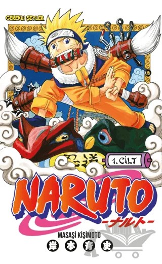 Naruto 1. Cilt – Masaşi Kişimoto – Gerekli Şeyler Yayıncılık kitap kapağı