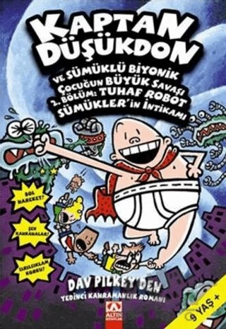 Kaptan Düşükdon 7. Kitap – Dav Pilkey – Altın Kitaplar kitap kapağı