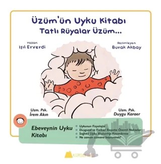 Üzüm'ün Uyku Kitabı - Tatlı Rüyalar Üzüm – Duygu Karaer, Işıl Erverdi, İrem Akın – Kumdan Kale kitap kapağı