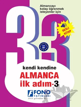 Almanca İlk Adım 3 – Kolektif – Fono Yayınları kitap kapağı