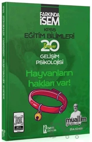 KPSS Eğitim Bilimleri Gelişim Psikolojisi Muallim 20 Deneme Çözümlü – Kolektif – İSEM Yayıncılık kitap kapağı