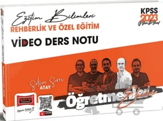 Yargı Yayınları 2023 KPSS Eğitim Bilimleri Öğretmenler Ekibi Rehberlik ve Özel Eğitim Video Ders Notları – Selim Sırrı Atay – Yargı Yayınevi kitap kapağı