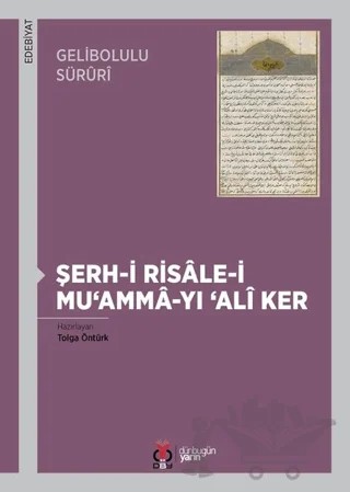 Gelibolulu Süruri - Şerh-i Risale-i Mu'amma-yı 'Ali Ker – Tolga Öntürk – DBY Yayınları kitap kapağı