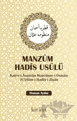 Manzum Hadis Usulü – Osman Aydın – Kitabi Yayınevi kitap kapağı