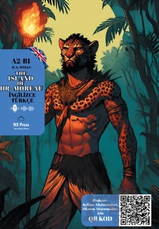 The Island of Dr. Moreau - İngilizce – H. G. Wells – NS Press kitap kapağı