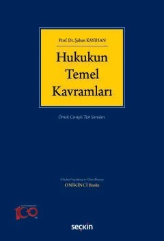 Hukukun Temel Kavramları – Şaban Kayıhan – Seçkin Yayıncılık kitap kapağı