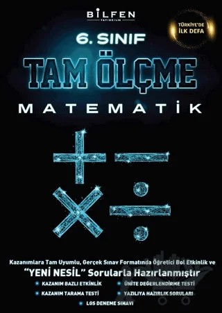 6. Sınıf Matematik Tam Ölçme Soru Bankası – Kolektif – Bilfen Yayıncılık kitap kapağı