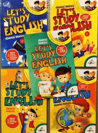 Let’s Study English Eğlenceli İngilizce 5 Kitap takım – Kolektif – Çocuk Gezegeni kitap kapağı