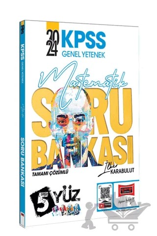 KPSS Genel Yetenek 5Yüz Matematik Tamamı Çözümlü Soru Bankası – İlker Karabulut – Yargı Yayınevi kitap kapağı