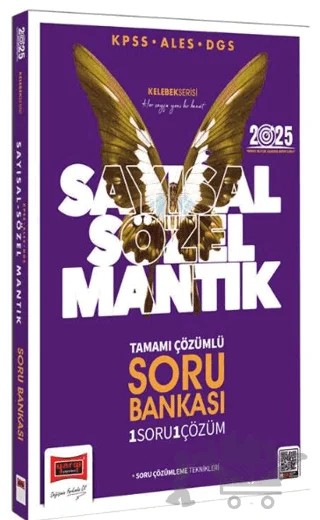 2025 KPSS ALES DGS Kelebek Serisi Tamamı Çözümlü Sayısal Sözel Mantık Soru Bankası – Kolektif – Yargı Yayınevi kitap kapağı