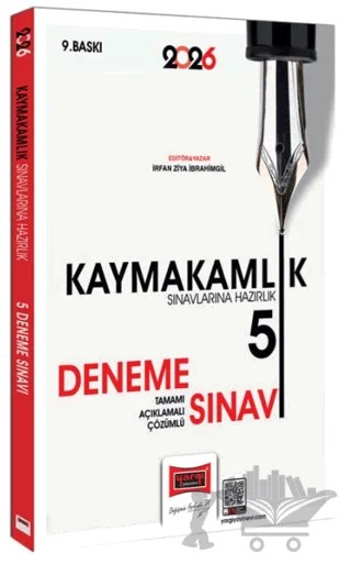 2026 Kaymakamlık Sınavlarına Hazırlık 5 Deneme Sınavı – İrfan Ziya İbrahimgil – Yargı Yayınevi kitap kapağı
