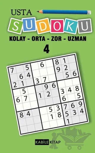 Usta Sudoku 4 – Kolektif – Kabile Kitap kitap kapağı