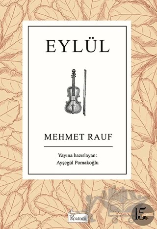 Eylül – Mehmet Rauf – Koridor Yayıncılık kitap kapağı