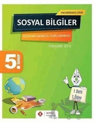 5. Sınıf Sosyal Bilgiler Kazanım Merkezli Soru Bankası – Kolektif – Sonuç Yayınları kitap kapağı