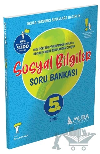 5. Sınıf Sosyal Bilgiler Soru Bankası – Bora Bayrak – Muba Yayınları kitap kapağı