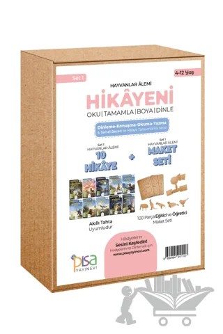 Hayvanlar Alemi Maceraları Hikaye Seti 1 – Kolektif – Pisa Yayınevi kitap kapağı