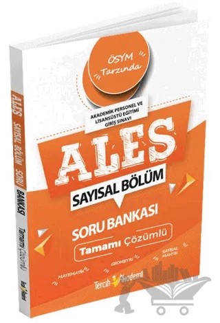 ALES Sayısal Tamamı Çözümlü Soru Bankası – Kolektif – Tercih Akademi Yayınları kitap kapağı