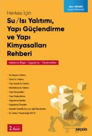 Su / Isı Yalıtımı – Yapı Güçlendirme ve Yapı Kimyasalları Rehberi – Akın Keskin – Seçkin Yayıncılık kitap kapağı
