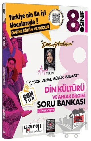 8. Sınıf LGS Din Kültürü ve Ahlak Bilgisi Son Tur Soru Bankası – Asya Tekin – Yargı Yayınevi kitap kapağı