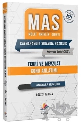 MAS Anayasa Hukuku Teori ve Mevzuat Konu Anlatımı – Oğuz S. Tarhan – Dizgi Kitap kitap kapağı