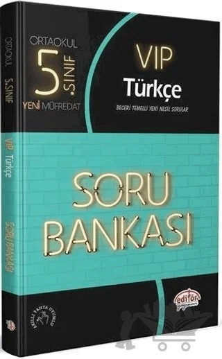5. Sınıf VIP Türkçe Soru Bankası – Kolektif – Editör Yayınevi kitap kapağı