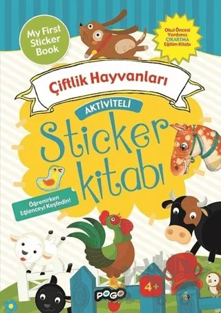Aktiviteli Sticker - Çiftlik Hayvanları – Kolektif – Pogo Çocuk kitap kapağı