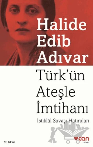 Türk’ün Ateşle İmtihanı – Halide Edib Adıvar – Can Yayınları kitap kapağı