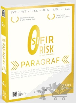 2025 Paragraf Sıfır Risk – Hamza Kaya – Üç Dört Beş Yayınları kitap kapağı