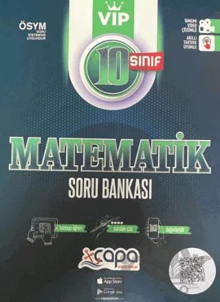 10. Sınıf VIP Matematik Soru Bankası – Kolektif – Çapa Yayınları kitap kapağı