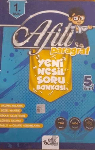 Afili Paragraf 5. Sınıf Yeni Nesil Soru Bankası – Kollektif – Efx Akademi Yayınları kitap kapağı