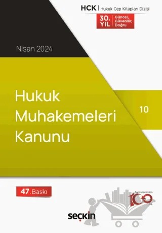 Hukuk Muhakemeleri Kanunu – Kolektif – Seçkin Yayıncılık kitap kapağı