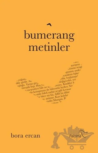 Bumerang Metinler – Bora Ercan – Paloma Yayınevi kitap kapağı