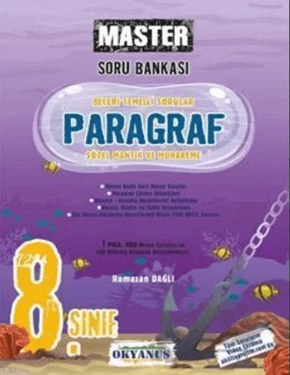 8. Sınıf Master Paragraf Soru Bankası – Ramazan Dağlı – Okyanus Yayınları kitap kapağı