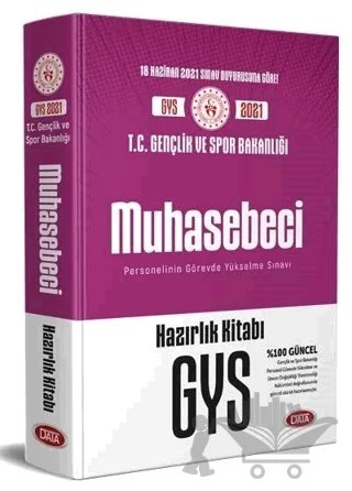 T.C. Gençlik ve Spor Bakanlığı Muhasebeci GYS Hazırlık Kitabı – Kolektif – Data Yayınları kitap kapağı