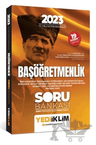2023 T.C. Millî Eğitim Bakanlığı Başöğretmenlik Soru Bankası – Kolektif – Yediiklim Yayınları kitap kapağı
