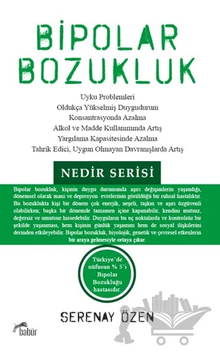 Bipolar Bozukluk – Serenay Özen – Babür Yayınları kitap kapağı