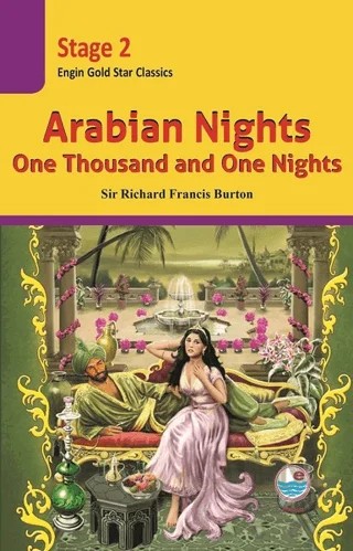 Arabian Nights One Thousand and One Nights (Cd'li) - Stage 2 – Sir Richard Francis Burton – Engin Yayınevi kitap kapağı