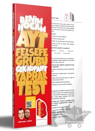 AYT Felsefe Çek Kopar Yaprak Test – Can Köni, Bülent Tanık – Benim Hocam Yayınları kitap kapağı