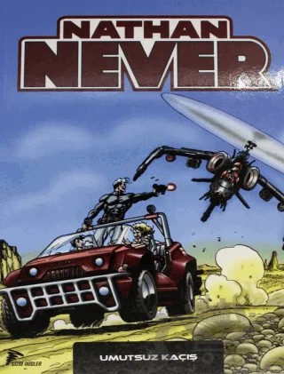 Nathan Never Serisi 19 - Umutsuz Kaçış – Kolektif – Çizgi Düşler Yayınevi kitap kapağı