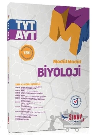 TYT - AYT Biyoloji Modül Modül Konu Anlatımlı – Kolektif – Sınav Yayınları kitap kapağı
