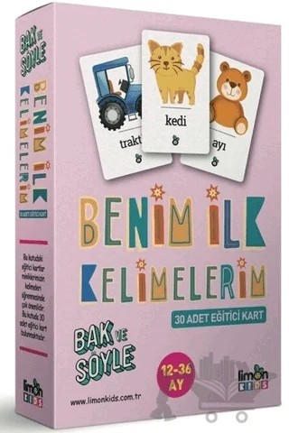Benim İlk Kelimelerim – Kolektif – limonKIDS kitap kapağı