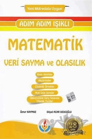Matematik Veri Sayma ve Olasılık 2019 – Kolektif – Bilal Işıklı Yayınları kitap kapağı