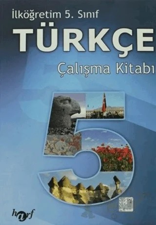İlköğretim 5. Sınıf Türkçe Çalışma Kitabı – Gülcan Değirmenci, Özlem Fındık – Harf Eğitim Yayıncılık kitap kapağı