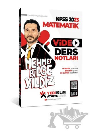 2023 KPSS Atölye Serisi Matematik Video Ders Notları – Kolektif – Yediiklim Yayınları kitap kapağı