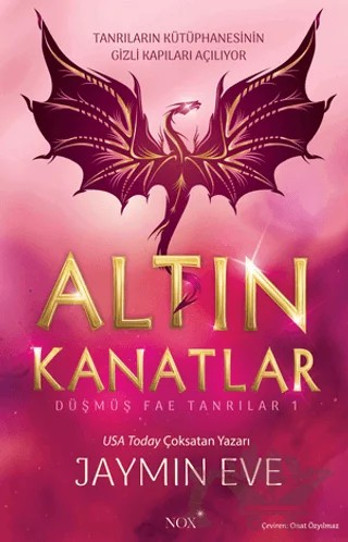 Altın Kanatlar – Jaymin Eve – Nox Yayınları kitap kapağı