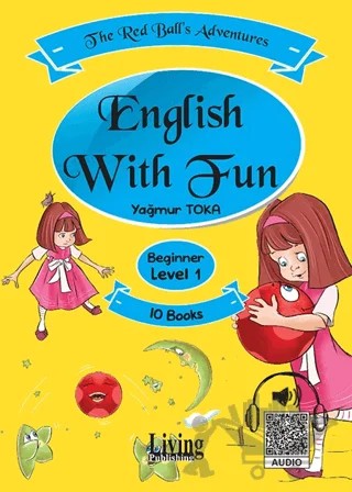 English With Fun Level 1 - 10 Kitap – Yağmur Toka – Living English Dictionary kitap kapağı