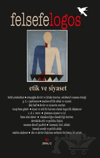 Felsefelogos Sayı: 61 2016/2 – Felsefelogos - Umuttepe kitap kapağı